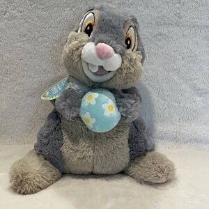 Disney Hallmark Egg-Stra Special Plush‎ Thumper 10" Easter Bambi Bunny Egg NWT
